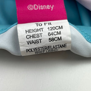 Girls Disney, Princess Ariel Little Mermaid short sleeve rashie / swim top, GUC, size 6,  