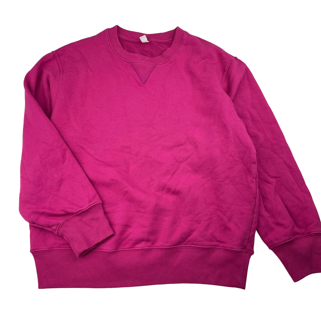 Girls Uniqlo, pink sweater / jumper, EUC, size 9-10,  