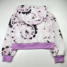 Load image into Gallery viewer, Girls F.R.I.E.N.D.S, fleece lined tie dyed cropped hoodie sweater, GUC, size 10,  