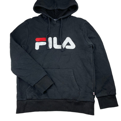 Unisex FILA, black fleece lined hoodie sweater, FUC, size 8,  