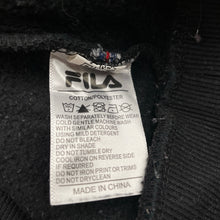 Load image into Gallery viewer, Unisex FILA, black fleece lined hoodie sweater, FUC, size 8,  