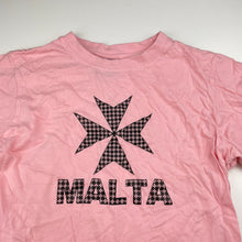 Load image into Gallery viewer, Girls Perfect Sportswear, pink cotton tee / top, Malta, EUC, size 12,  