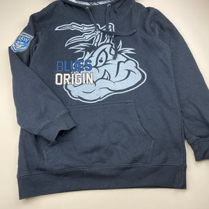 Boys NSW Rugby League, State of Origin Blues fleece lined hoodie sweater, GUC, size 14,  