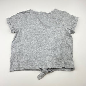 Girls Bardot Junior, cotton tie front tee / top, GUC, size 5,  