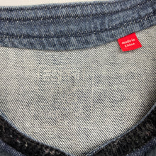 Load image into Gallery viewer, Girls Esprit, stretch denim jacket, armpit to armpit: 35cm, shoulder to cuff: 47cm, GUC, size 7-8,  