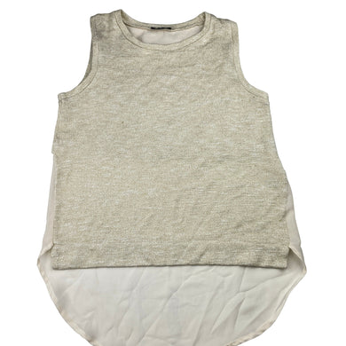 Girls Bardot Junior, lightweight metallic knit top, EUC, size 12,  