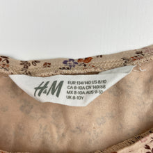 Load image into Gallery viewer, Girls H&amp;M, floral stretchy long sleeve tee / top, GUC, size 9-10,  