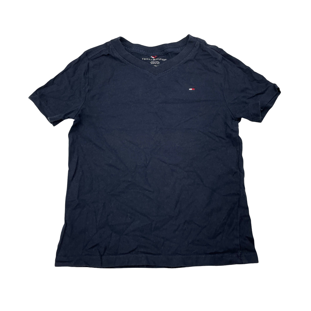 Boys Tommy Hilfiger, navy cotton tee / top, GUC, size 4-5,  