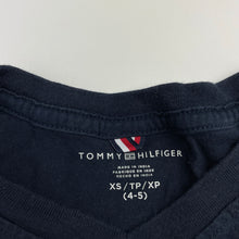 Load image into Gallery viewer, Boys Tommy Hilfiger, navy cotton tee / top, GUC, size 4-5,  