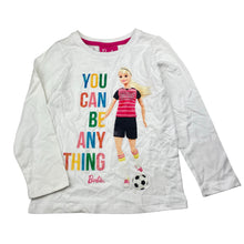 Load image into Gallery viewer, Girls Barbie, cotton long sleeve tee / top, EUC, size 4,  