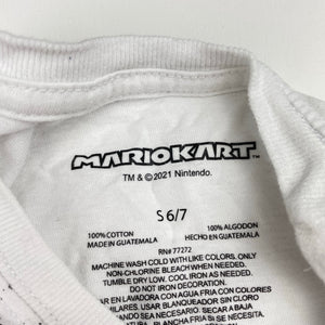 Boys Nintendo, MARIOKART cotton tee / top, GUC, size 6-7,  