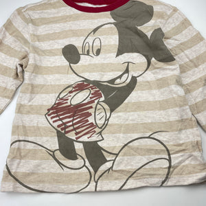 Boys Uniqlo, Disney Mickey Mouse cotton long sleeve top, FUC, size 8,  