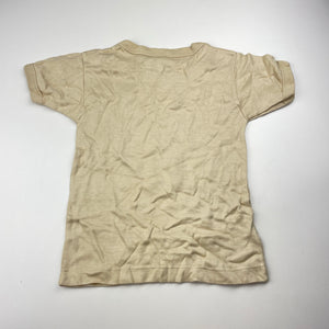 Boys GOLDEN WHEEL, soft feel tee / top, boat, no size, armpit to armpit: 27.5cm, EUC, size 2,  