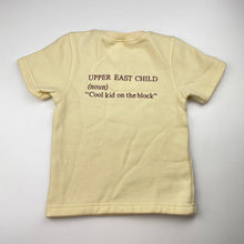 Load image into Gallery viewer, Girls UPPER EAST CHILD, fleece lined short sleeve sweater top, GUC, size 2,  