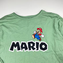 Load image into Gallery viewer, Boys Nintendo, Super Mario cotton long sleeve tee / top, GUC, size 12,  