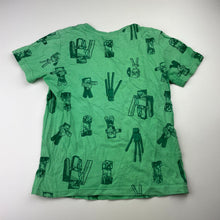 Load image into Gallery viewer, Boys Mojang, Minecraft green cotton tee / top, GUC, size 5,  