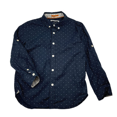Boys CACTUS BOYS, navy lightweight cotton long sleeve shirt, EUC, size 5-6,  