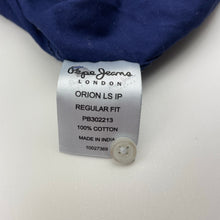Load image into Gallery viewer, Boys Pepe Jeans, lightweight cotton long sleeve shirt, EUC, size 10,  