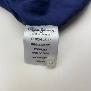 Boys Pepe Jeans, lightweight cotton long sleeve shirt, EUC, size 10,  