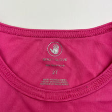 Load image into Gallery viewer, Girls BODY GLOVE, pink lightweight tee / top, GUC, size 2,  