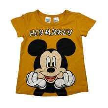 Load image into Gallery viewer, Boys Disney, Mickey Mouse pyjama tee / top, FUC, size 2,  