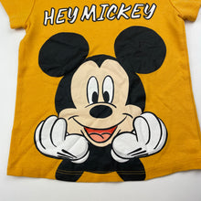 Load image into Gallery viewer, Boys Disney, Mickey Mouse pyjama tee / top, FUC, size 2,  