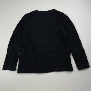 Boys US Polo Assn, black cotton long sleeve tee / top, FUC, size 2-3,  