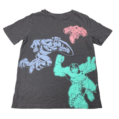 Boys Marvel, Superheroes cotton tee / top, no labels, armpit to armpit: 39cm, GUC, size 8-10,  