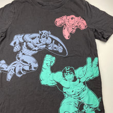 Load image into Gallery viewer, Boys Marvel, Superheroes cotton tee / top, no labels, armpit to armpit: 39cm, GUC, size 8-10,  