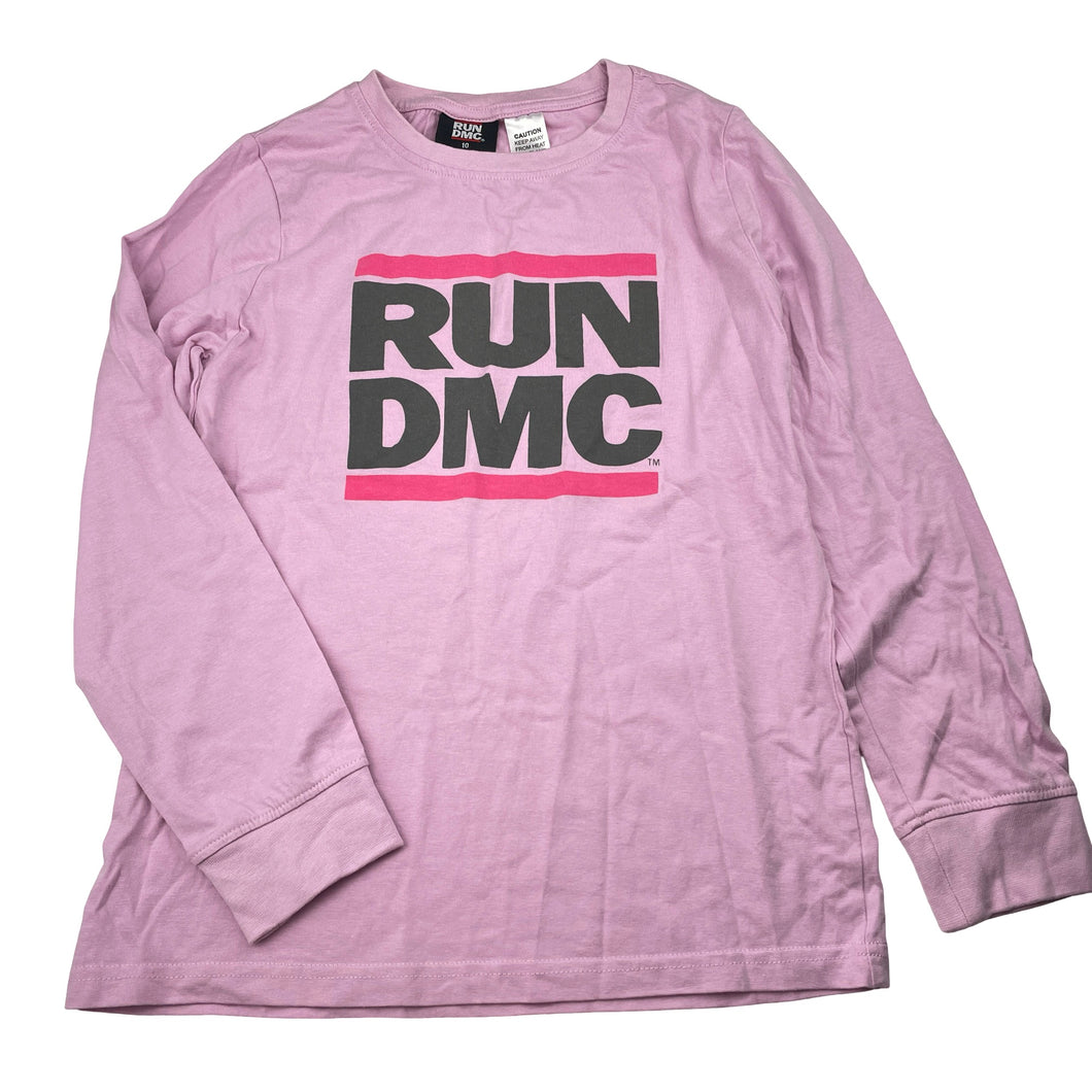 Girls Target, RUN DMC cotton long sleeve pyjama top, EUC, size 10,  