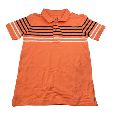 Boys TOM DAVID, coral polo shirt top, EUC, size 9-10,  