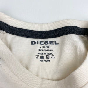 Boys DIESEL, soft feel cotton tee / top, EUC, size 14-16,  