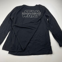 Load image into Gallery viewer, Boys STAR WARS, Darth Vader cotton long sleeve top, detachable cape, EUC, size 7,  