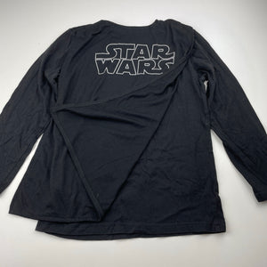Boys STAR WARS, Darth Vader cotton long sleeve top, detachable cape, EUC, size 7,  