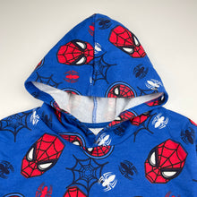 Load image into Gallery viewer, Boys Marvel, Spiderman fleece lined hoodie sweater, GUC, size 6,  