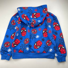 Load image into Gallery viewer, Boys Marvel, Spiderman fleece lined hoodie sweater, GUC, size 6,  