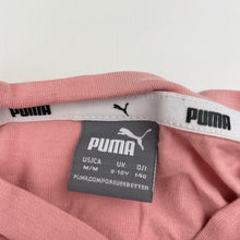Load image into Gallery viewer, Girls PUMA, pink cotton tee / top, EUC, size 9-10,  