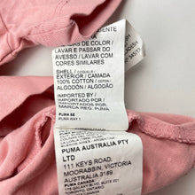 Load image into Gallery viewer, Girls PUMA, pink cotton tee / top, EUC, size 9-10,  