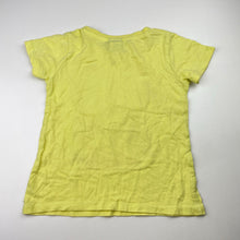 Load image into Gallery viewer, Girls Disney, Moana yellow cotton tee / top, EUC, size 5,  