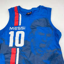 Load image into Gallery viewer, Boys MESSI, cotton singlet / tank top, GUC, size 10,  
