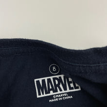 Load image into Gallery viewer, Boys Marvel, navy tee / top, FUC, size 8,  