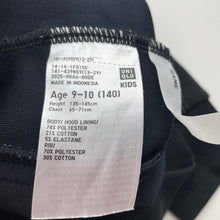 Load image into Gallery viewer, Boys Uniqlo, soft feel stretchy zip hoodie sweater, GUC, size 9-10,  