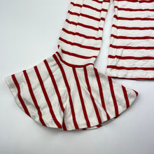 Load image into Gallery viewer, Girls Witchery, red &amp; white stripe stretchy long sleeve top, EUC, size 12,  