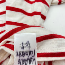 Load image into Gallery viewer, Girls Witchery, red &amp; white stripe stretchy long sleeve top, EUC, size 12,  