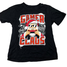 Load image into Gallery viewer, Boys Anko, black cotton Christmas tee / top, gamer, EUC, size 12,  