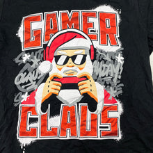 Load image into Gallery viewer, Boys Anko, black cotton Christmas tee / top, gamer, EUC, size 12,  