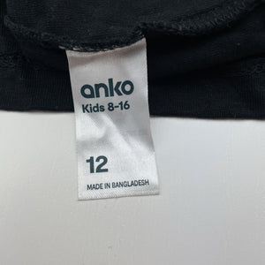 Boys Anko, black cotton Christmas tee / top, gamer, EUC, size 12,  