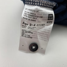 Load image into Gallery viewer, Boys Uniqlo, navy polo shirt top, EUC, size 3-4,  