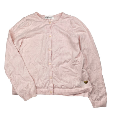 Girls H&M, pink lightweight knit cotton cardigan, EUC, size 7-8,  