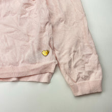 Load image into Gallery viewer, Girls H&amp;M, pink lightweight knit cotton cardigan, EUC, size 7-8,  